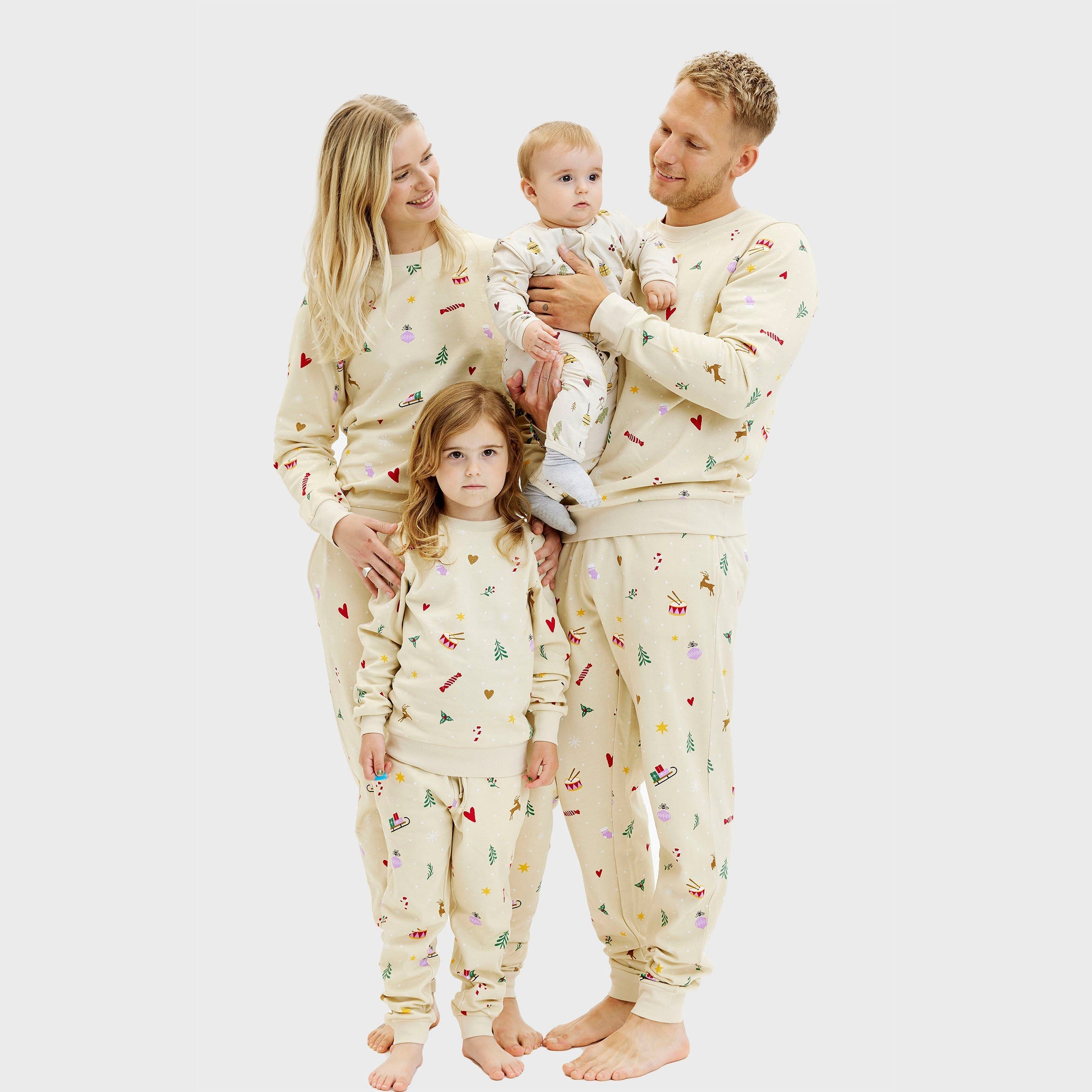 Jule sweatset Beige- Herre.